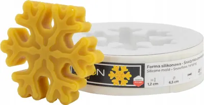 Obrázek produktu pro Łysoń Silikonová forma Sněhová vločka pro odlévání