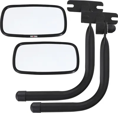 Obrázok produktu pre KOTARBAU® 2 ks Zrkadlo na traktor univerzálne 19 x 23 cm PVC 2 ks rameno zrkadla spätné zrkadlo zrkadlo na traktor nákladné vozidlo spätné zrkadlo s držiakom rameno zrkadla tyč zrkadla držiak zrkadla poľnohospodárstvo držiak zrkadla