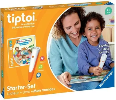 Immagine prodotto di Tiptoi Starter Mon Monde, lettore e libro, dai 5 anni in su, Ravensburger 00174