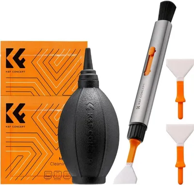 Produktbild von Kamera Reinigungsset: Tuch, Stift, 2 Stäbe, Luftgebläse & 6in1 APS Kit
