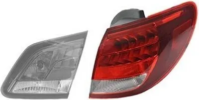 Image de VAN WEZEL Feu arrière droit extérieur adapté pour MERCEDES-BENZ Classe B (W246, W242)