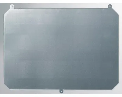 Produktbild von Infotaschenwanne hängend für A3 438x315x05mm Umbug 5mm verzinkt