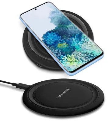 Produktbild von QI Wireless Ladegerät für Samsung Galaxy S25 FE Induktive Ladestation 15W Laden