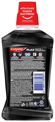 Obrázok produktu pre Colgate Mundwasser Plax White+Charcoal 500ml