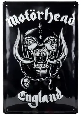 Produktbild von Geprägtes Blechschild Motörhead 20x30cm Nostalgie Blech Schild