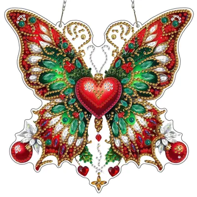 Produktbild von Diamond Painting Anhänger Set Sonnenblume Fensterbild Beidseitig Hängend Ornament Kit Erwachsene DIY Diamantmalerei Kranz