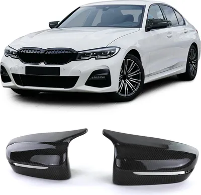 Produktbild von Carbon Austausch Spiegelkappen passend für BMW G20 G21 G30 G31 G11 G14 G15 G16