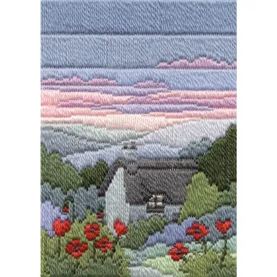 Produktbild von Bothy Threads Langstich-Set "Jahreszeiten - Sommerabend", 24x17cm, DW14MLS14, Zählmuster