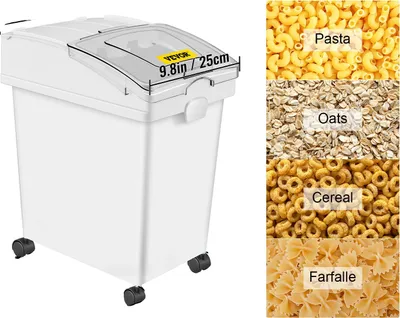 Immagine prodotto di Contenitore per lo stoccaggio di materiale secco, capacità generosa, tenuta affidabile, 3 PEZZI