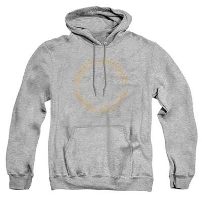 Image de Lord of the Rings - Sweat à capuche "Un Seul Anneau" pour hommes/femmes, modèle unie TV40177 (Taille M) (Sport Heide)
