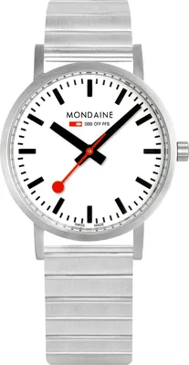 Produktbild von Mondaine Uni Uhr Classic Armbanduhr 36 mm A660.30314.16SBJ Edelstahl