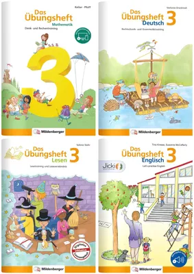 Produktbild von Sicher ins 4. Schuljahr - Paket: Rechnen - Schreiben - Lesen - Grammatik - Englisch · Klasse 3