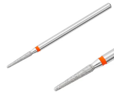 Produktbild von Diamantfräser Fräseraufsatz Bohrer Rundkegel Fein Schleifer Maniküre (roter Ring)