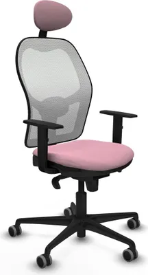 Image de Chaise de bureau avec appui-tête Jorquera Piqueras y Crespo 1D036G1 Rosa