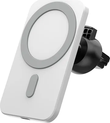 Produktbild von Auto MagSafe Wireless Charger iPhone 13 12 Pro Max Mini Handyhalterung Ladegerät Weiß