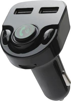 Image de BIGBEN CONNECTED CAC2USBAFMB - Chargeur voiture et transmetteur FM Noir