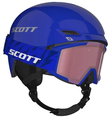 Produktbild von Scott Kinder Skihelm + Skibrille Keeper 2, Shield Junior, Blau/Grau, Blau, S