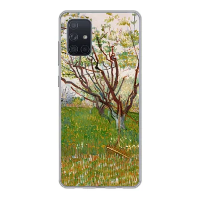 Produktbild von MuchoWow® Handyhülle Schutzhülle Hülle für Samsung Galaxy A51 Blühender Obstgarten - Vincent van Gogh Silikon Softcase Handy Hülle - Schutzabdeckung