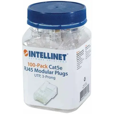 Produktbild von INTELLINET Modularstecker RJ45 Cat5e UTP 100er Pack