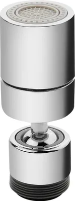 Obrázek produktu pro Univerzální perlátor M24x1 F22x1 Dvě funkce 360 stupňů Chromovaný mosazný kohoutek