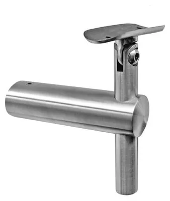 Produktbild von Handlaufhalter verstellbar Edelstahl V2A Gelenk D42,4 Geländerhalter
