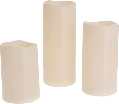 Image de Set de bougies LED (3 pièces) avec commande