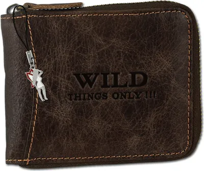 Produktbild von Portemonnaie braun Wild Things Only Leder D2OPJ112N