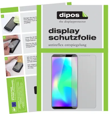 Produktbild von 2x Schutzfolie für Cubot X19 matt Displayschutzfolie Folie Display Schutz dipos