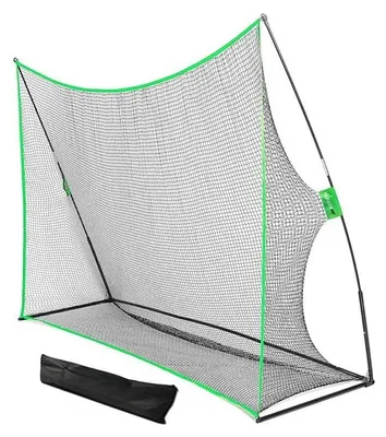 Produktbild von Golfübungsnetz Golf-Trainingsnetz Schlagnetz - 10 m x 7 m - Grün - Für drinnen und draußen