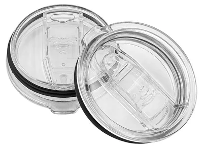 4er-Set Deckel für 20 oz Becher, transparent, Kunststoff, auslaufsicher