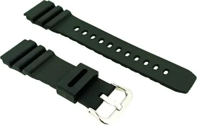 Produktbild von Casio Collection Uhrenarmband 10622684 schwarz Resin MDV-107