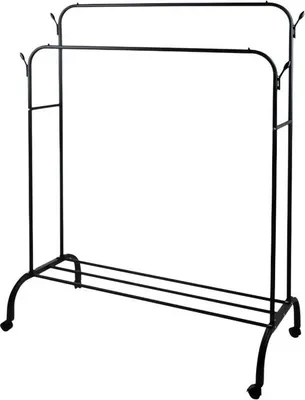 Obrázek produktu pro Ruhhy 27084 Věšák na oblečení s háčky a policí 150 x 110 x 57 cm