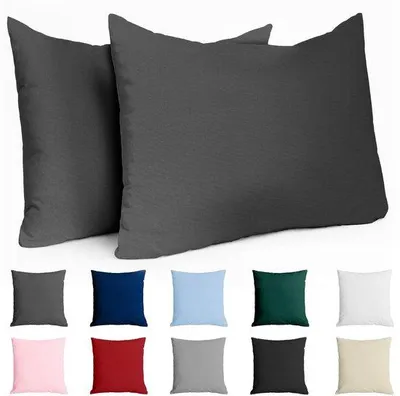 Produktbild von Kuschelhüllen 40x80cm Anthrazit Baumwolle dichtgewebt