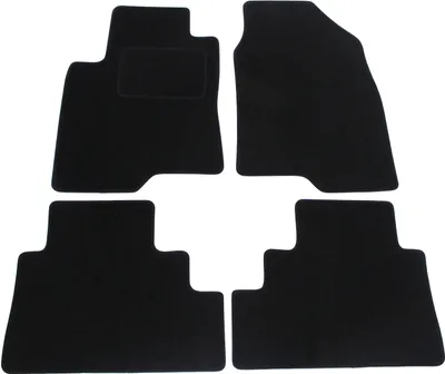 Image de Tapis De Sol Noir Velours Pour Opel Antara 2006-2015 4pcs, Ajustement précis, Base Antidérapante, Renforcée dans la Zone de la Pédale