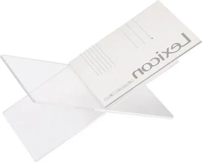 Immagine prodotto di Supporto trasparente in acrilico per libri, ideale per la scrivania