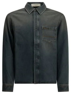 Productafbeelding van GOLDEN GOOSE overhemd voor heren, katoen, blauw - maat XL