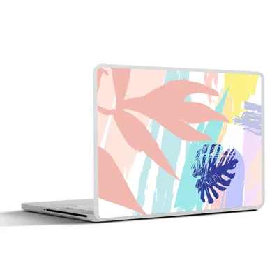 Produktbild von MuchoWow® Laptop Aufkleber Sticker Cover Sommer - Strand - Farbe 32.5x23.5 cm - Sticker für Laptop - Selbstklebend