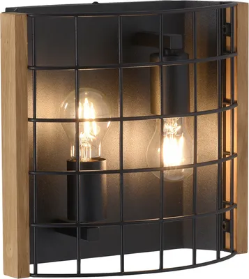 Produktbild von JUST LIGHT Wand- und Deckenleuchte DRAIN Schwarz Wohnbereich, z.B. Wohnzimmer, Esszimmer, Schlafzimmer, Flur