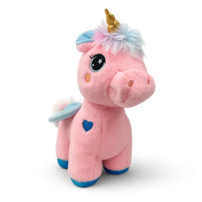 Produktbild von Kuscheltier Einhorn 30 cm rosa – mit Flügeln, Weiches Plüschtier, Stofftier