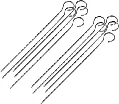 Produktbild von 10 St. Edelstahl Fleischspieße 30cm