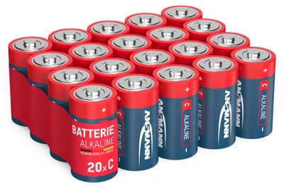 Produktbild von ANSMANN Batterien Baby C LR14 20 Stück 1,5V - Alkaline Batterie langlebig