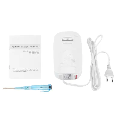 Immagine prodotto di Purificatore d'aria portatile con generatore di ioni negativi, dispositivo di sterilizzazione e disinfezione (bianco)
