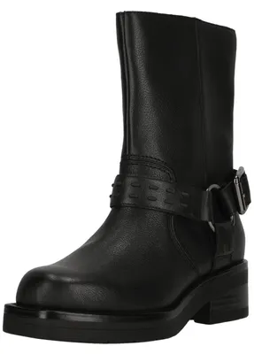Produktbild von CLARKS Biker Boots Rebelle Up Black Leather mit herausnehmbarem Contour-Cushion-Fußbett 1216 Black Leather 39