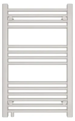 Produktbild von Badheizkörper Weiß 500 x 800 mm – Handtuchheizkörper Austausch-Heizkörper mit Seitenanschluss 50 mm, 322 Watt, ohne Heizstab