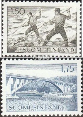 Produktbild von Briefmarken Finnland 1963 Mi 582x-583x (kompl.Ausg.) postfrisch Freimarken