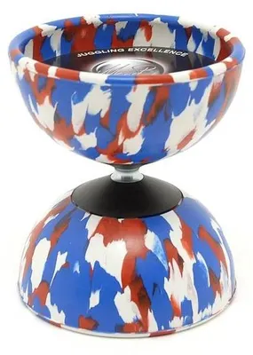 Produktbild von Mr Babache Diabolo Spielzeug Medium Anfänger Gummi bunt Jonglier