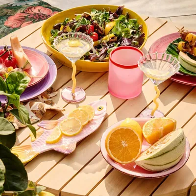 Produktbild von Azur Serviesset 18-teilig Sunset Geschirrset Teller Set Keramik