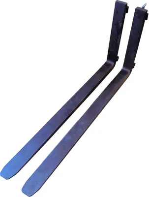 Produktbild von 2 x Gabelzinken Länge 120 cm Palettengabel Staplerzinken Euro-Norm FEM 2 Zinken