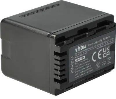 Produktbild von vhbw Akku kompatibel mit Panasonic HC-V707, HC-V707EG-K, HC-V707EG-S, HDC-HS60, HC-V707M Videokamera Camcorder (3200 mAh, 3,6 V, Li-Ion) + Infochip