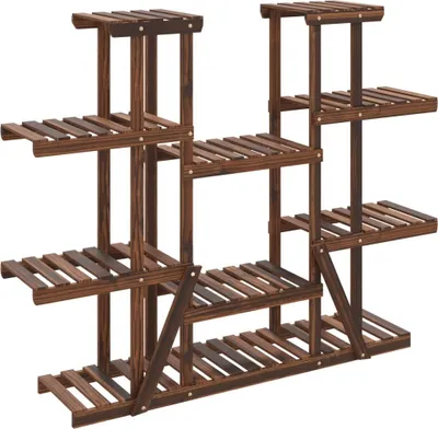 Image de Support à fleurs 110x25x110,5 cm bois massif de sapin